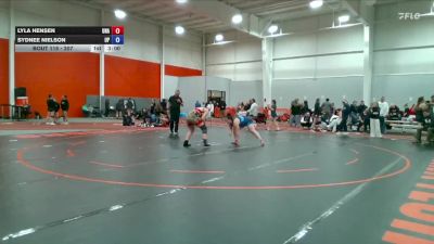 207 lbs Quarterfinal - Lyla Hensen, Unattached vs Sydnee Nielson, Providence