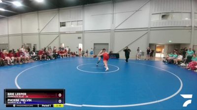 200 lbs Placement Matches (8 Team) - Brie Leeper, Minnesota Blue vs Phoebe Melvin, Georgia Blue