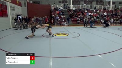 132 lbs Consi Of 8 #2 - Tate DeVoss, Bishop Lynch vs John Termini, Marist School