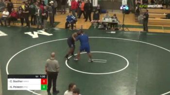 285 lbs 5th Place - Cordell Souther, Norwood vs Kurtees Poisson, Bristol-Plymouth/Coyle Cassidy