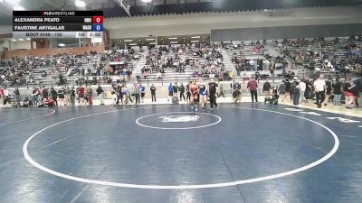 155 lbs Cons. Round 2 - Alexandra Peato, Roosters Wrestling Club vs Faustine Artigalas, Washington