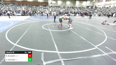 190 lbs Round Of 16 - Nicholas Brockett, Carson Valley Wildcats vs Alejandro Gonzalez, No Team