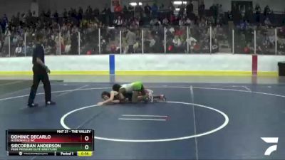 78 lbs Cons. Round 3 - Dominic DeCarlo, Hudsonville WC vs SirCorban Anderson, Peer Pressure Elite Wrestling