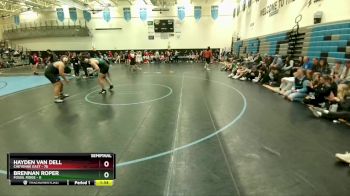 215 lbs Semis (4 Team) - Hayden Van Dell, Cheyenne East vs Brennan Roper, Fossil Ridge