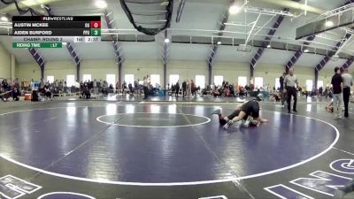 141 lbs Champ. Round 2 - Aiden Burford, Point Park University vs Austin Mckee, Ohio University