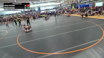 165 lbs Cons. Round 2 - Aidan Stevens, Unattached vs Drake Brasiel, Unattached