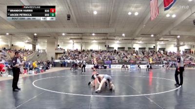 AA 144 lbs Cons. Round 2 - Brandon Harris, Bradley Central High School vs Ascen Petricca, Green Hill High School