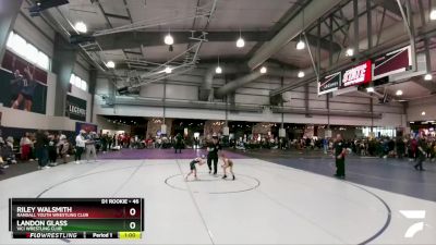 46 lbs Champ. Round 1 - Riley Walsmith, Randall Youth Wrestling Club vs Landon Glass, Vici Wrestling Club
