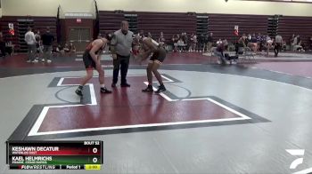 JV-13 lbs Quarterfinal - Keshawn Decatur, Waterloo East vs Kael Helmrichs, Prairie, Cedar Rapids