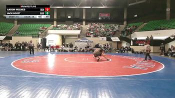 287 lbs Semifinals (16 Team) - Aaron Holmes, Deshler vs Jack Scott, Oak Grove