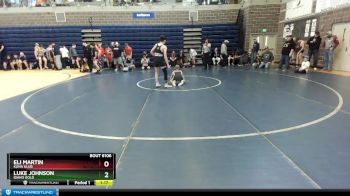 120 lbs Quarterfinal - Luke Johnson, Idaho Gold vs Eli Martin, Kuna Klub