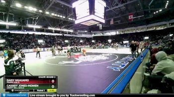 Girls 140 lbs Champ. Round 2 - Cassidy Jones-Mowen, Liberty Bell (Girls) vs Daisy Ngauamo, Prairie (Girls)