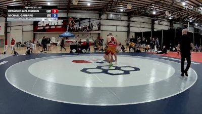 87 kg Champ. Round 1 - Desmond McLaughlin, Castleton RTC vs Michael Gabbard, Cougar Wrestling Club
