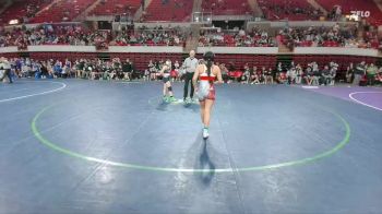 135 lbs Round 2 - Quarters & 1st Wb (16 Team) - Jocelyn (Joce) Carrasco, Lubbock Cooper vs Ayden Escamilla, Comal Smithson Valley