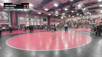 100 lbs Cons. Round 4 - Emily Mayorga, Eisenhower vs Wendy Pena, Lakeside