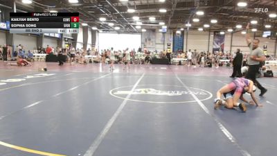 100 lbs Rr Rnd 2 - Kailyah Bento, Cheyenne Ladies Wrestling Club vs Sophia Song, 5forty Lady Brawlers II