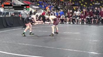 132 lbs Quarterfinal - Adam Carey, Independence vs Jarrett Engel, West Delaware, Manchester