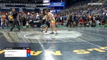 132 lbs Rnd Of 64 - Colin Silverthorn, Washington vs Brock Martin, South Dakota