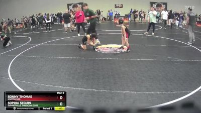 54/62 Round 3 - Sophia Seguin, Summerville Takedown Club vs Sonny Thomas, Unattached