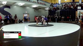 135 lbs. Cons. Round 7 - Shelby Kemp, Moore vs Savanna Franklin, Belton