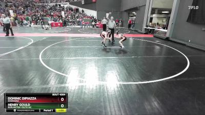 81 lbs Cons. Round 2 - Dominic DiPiazza, Kaukauna vs Henry Gould, Burlington Youth WC