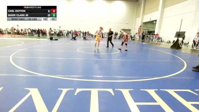 132 lbs Consi Of 16 #1 - Cael Dutton, NJ vs Mark Clark Jr, OH