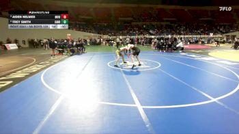 5A Boys 120 lbs Cons. Semi - Aiden Nelmes, Mountain View Boys vs Trey Smith, Canby Boys