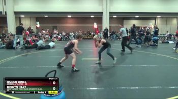 82 lbs Placement (4 Team) - Brydyn Riley, Contenders Wrestling Academy Blue vs Haiden Jones, Armory Athletics
