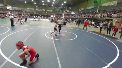 73 lbs Quarterfinal - Braden Thompson, Colorado Outlaws vs Benjamin Baca, Pikes Peak Warriors