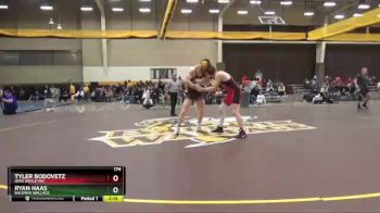 174 lbs Cons. Round 4 - Ryan Haas, Baldwin Wallace vs Tyler Bodovetz, Ohio Wesleyan