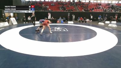 53kg Champ. Round 1 - Kelyn Young, Guelph WC vs Kaura Coles, London-Western WC