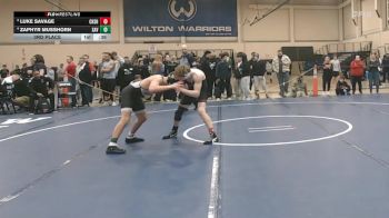 132 lbs 3rd Place - Luke Savage, Cheshire vs Zaphyr Musshorn, Xavier