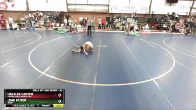 62 lbs Semifinal - Hayzlee Carter, Uintah Girls Wrestling vs Leah Huber, Delta