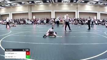 95 lbs Consi Of 8 #2 - Noah Callirgos, Grindhouse WC vs Mavrik Harrell, Lawc