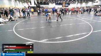 132 lbs Champ. Round 2 - Tyree Graham, FL vs Owen Mayall, IA