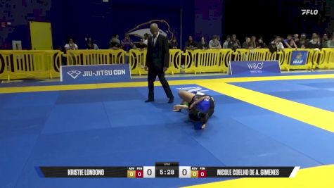 Nicole Coelho De A. Gimenes vs Kristie Londono 2025 Pan IBJJF Jiu-Jitsu No-Gi Championship