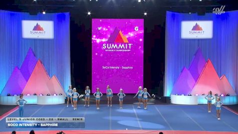 SoCo Intensity - Sapphire [2026 L5 Junior Coed - D2 - Small Semis] 2026 The D2 Summit