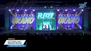 Riot Xtreme Cheer - Senior Royal [2024 L3 Senior Coed - D2 Day 1] 2024 The American Grand Grand Nationals