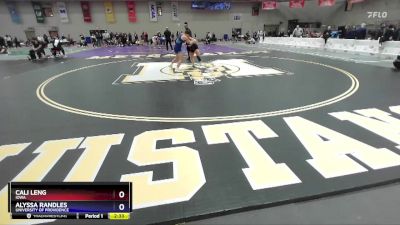 124 A Cons. Round 3 - Cali Leng, Iowa vs Alyssa Randles, University Of Providence