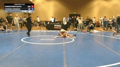 100 lbs 5th Place Match - Christopher Baldo, Apex vs Charles Atkinson, Greens Farms Acasemy