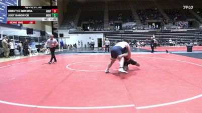 285 lbs Consi Of 8 #2 - Brenton Russell, Army vs Joey Baronick, Mercyhurst
