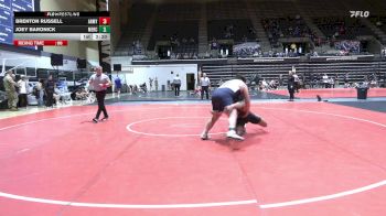 285 lbs Consi Of 8 #2 - Brenton Russell, Army vs Joey Baronick, Mercyhurst