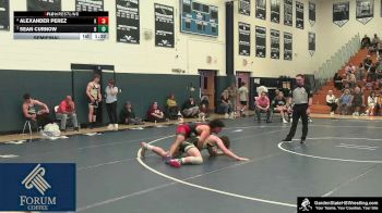 Boys-165 lbs Semifinal - Sean Curnow, Brower`s Brawlers vs Alexander Perez, Nick`s Knights