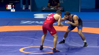 74 kg 1/8 Final - Chermen Valiev, Albania vs Ibragim Ruslanovitch Veliev, Belgium