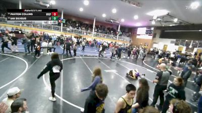 132 lbs Cons. Round 2 - Paxton Collins, West Valley (Spokane) vs Ian Silveus, Lake Stevens