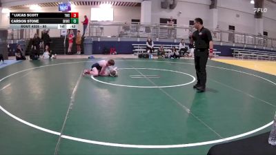 80 lbs 3rd Place Match - Carson Stone, Spring Klein Wrestling Club vs Lucas Scott, Texans Wrestling Club