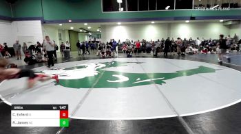 126 lbs Consi Of 128 #2 - Carson Exferd, ID vs Rayshun James, NC