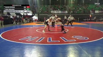 6A 175 lbs Cons. Round 3 - Elijah Boggs, Fort Payne vs Colt Mclean, Pell City