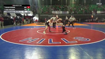 6A 175 lbs Cons. Round 3 - Elijah Boggs, Fort Payne vs Colt Mclean, Pell City