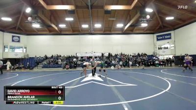 141 lbs Cons. Semi - David Arroyo, Menlo NCWA vs Brandon Avelar, Sacramento State University